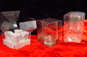 pudełka z folii PET